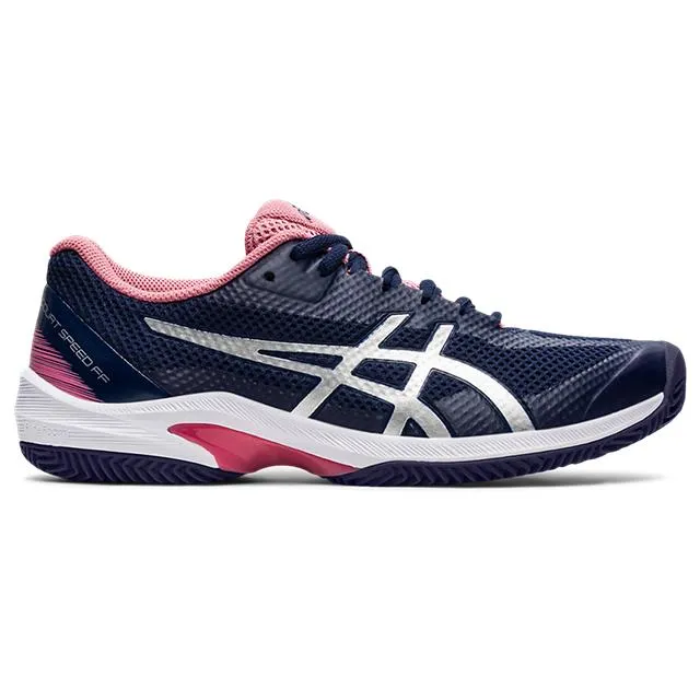 Asics Womens Court Speed FF Tennis Shoes - Peacoat/Pure Silver