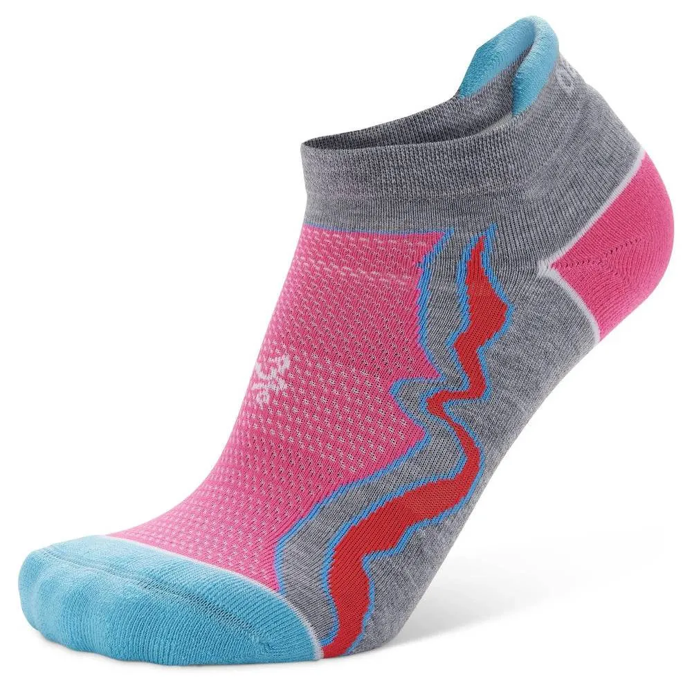 Balega Enduro No Show Socks - Mid Grey/ Watermelon