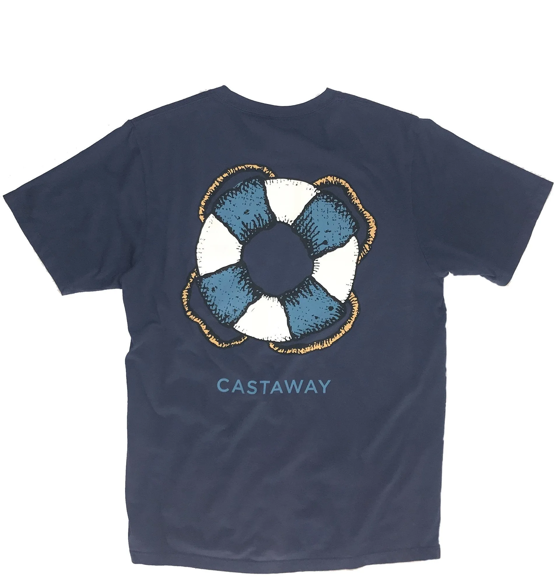 Beach Tee Navy Castaway