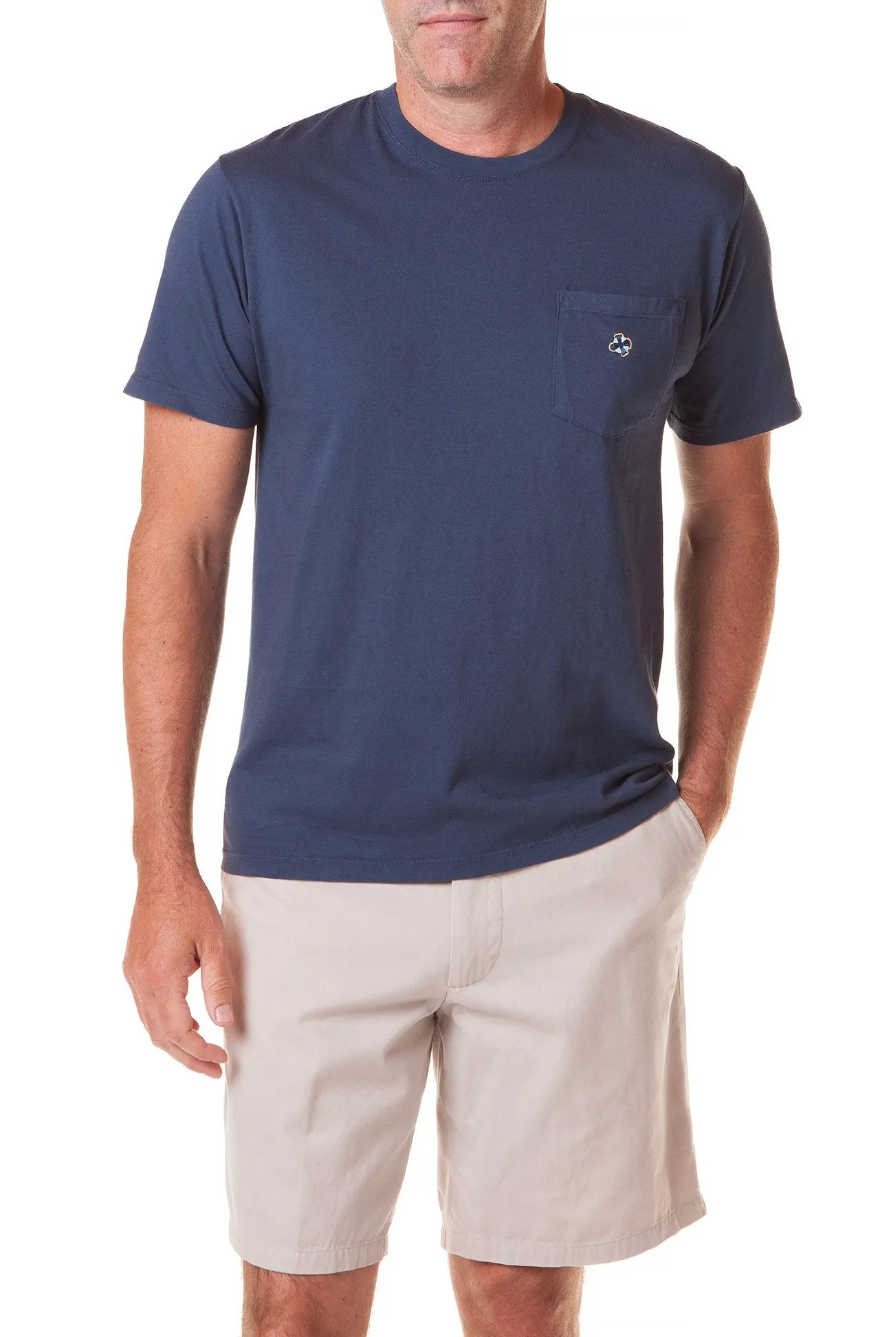 Beach Tee Navy Castaway