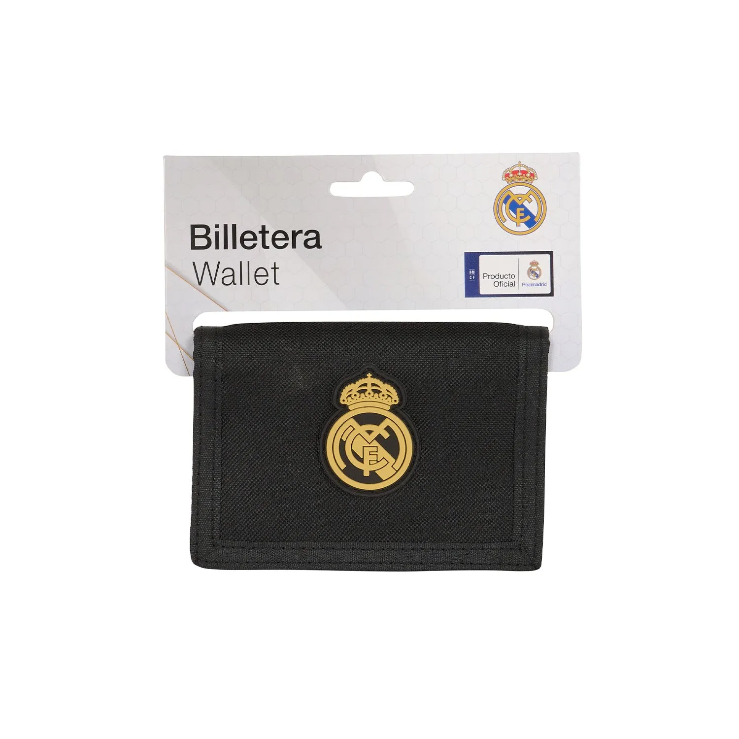 Billetera Negra/Mostaza Real Madrid