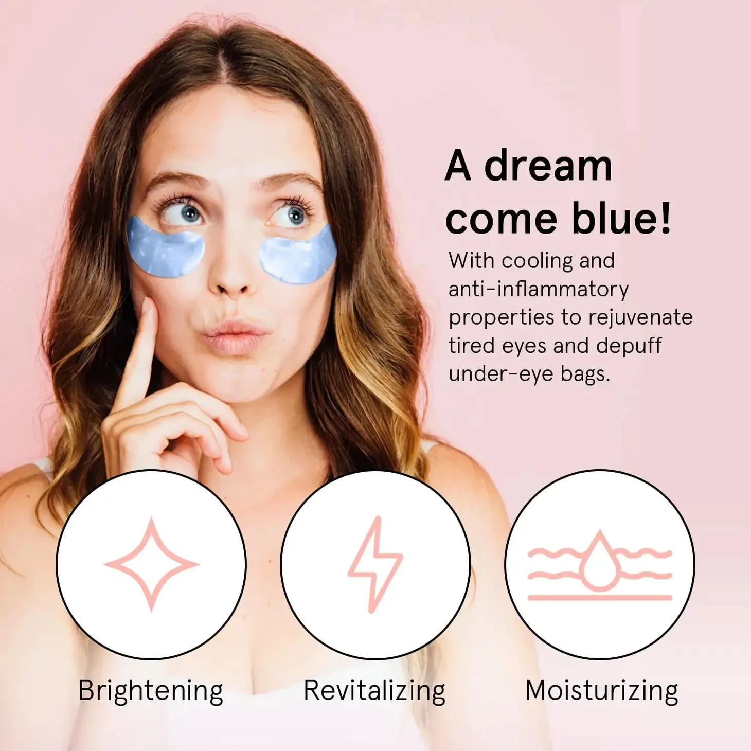 Blue Illuminating Under Eye Mask