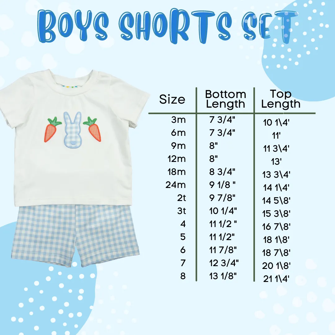 Boys Smocked Apples Short Set