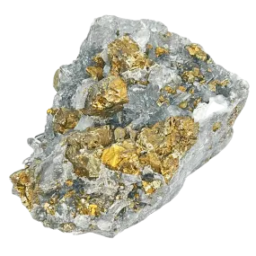 Chalcopyrite in Quartz #312