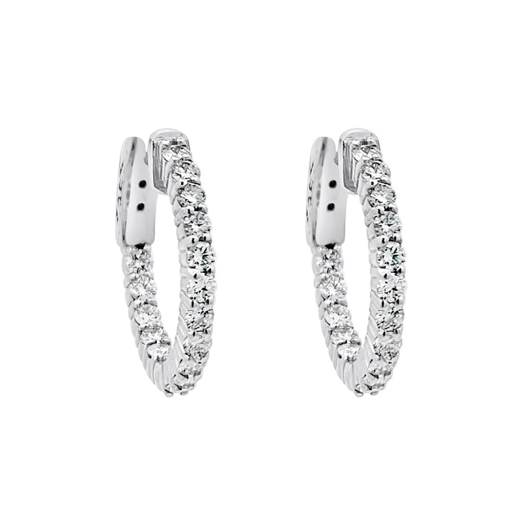 Clara by Martin Binder Diamond Hoop Earrings (1.24 ct. tw.)