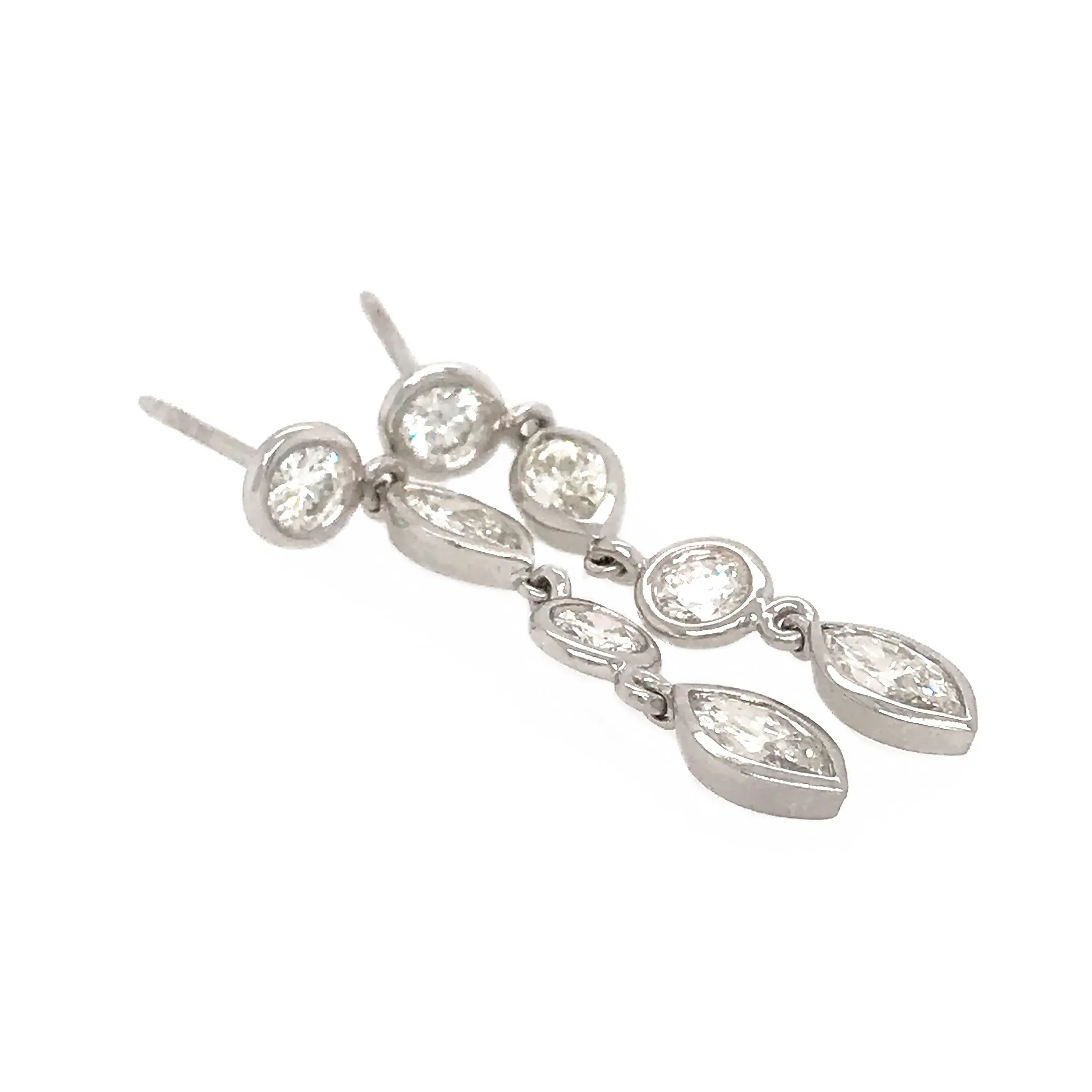 Diamond Drop Earrings