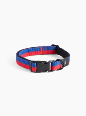 Dog Collar Flat Blue/Red