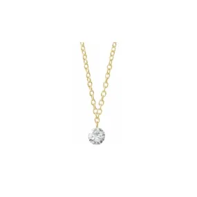 Drilled Diamond Necklace