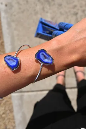 Earth Energy Blue Cuff Bracelet