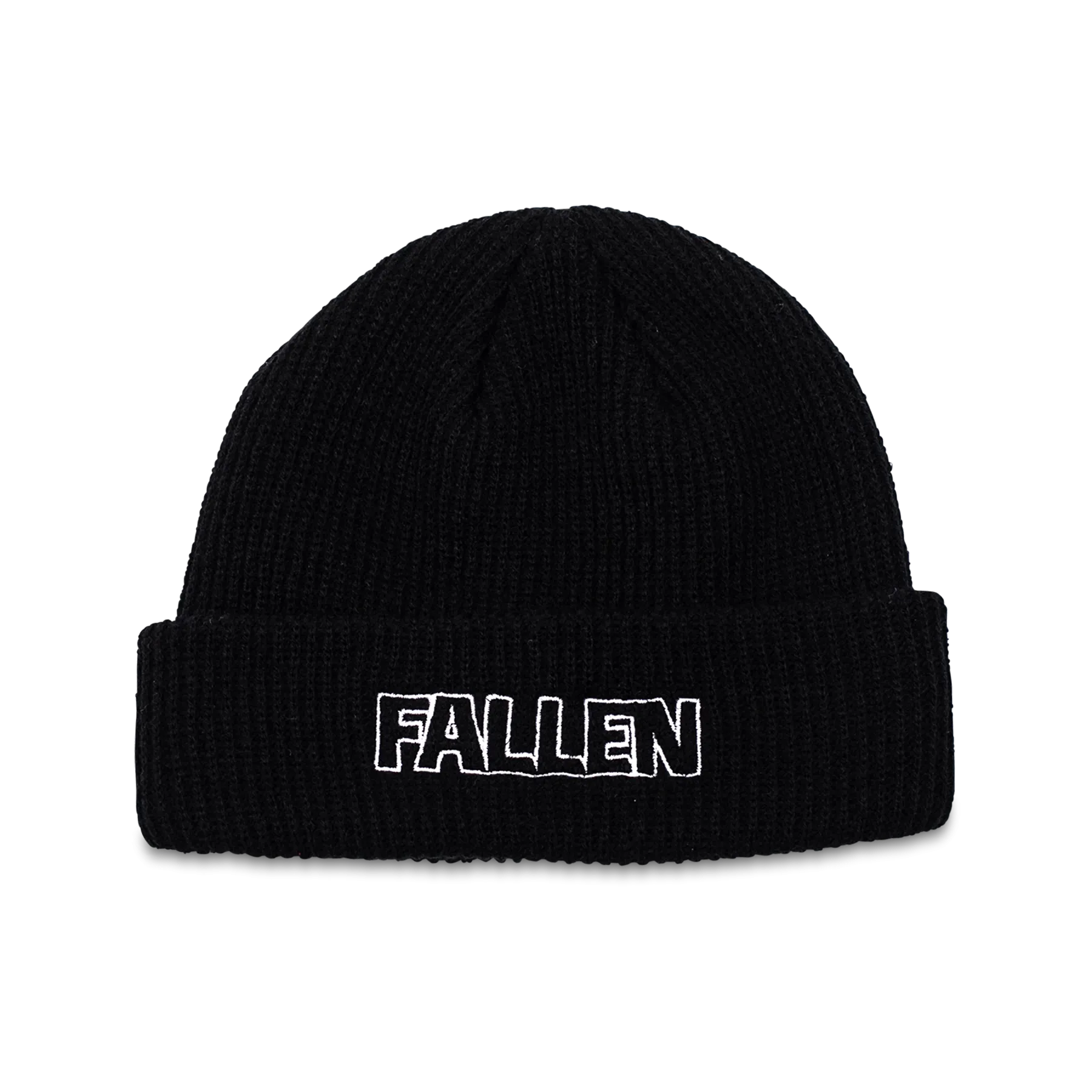 FALLEN BOLD BEANIE BLACK/WHITE