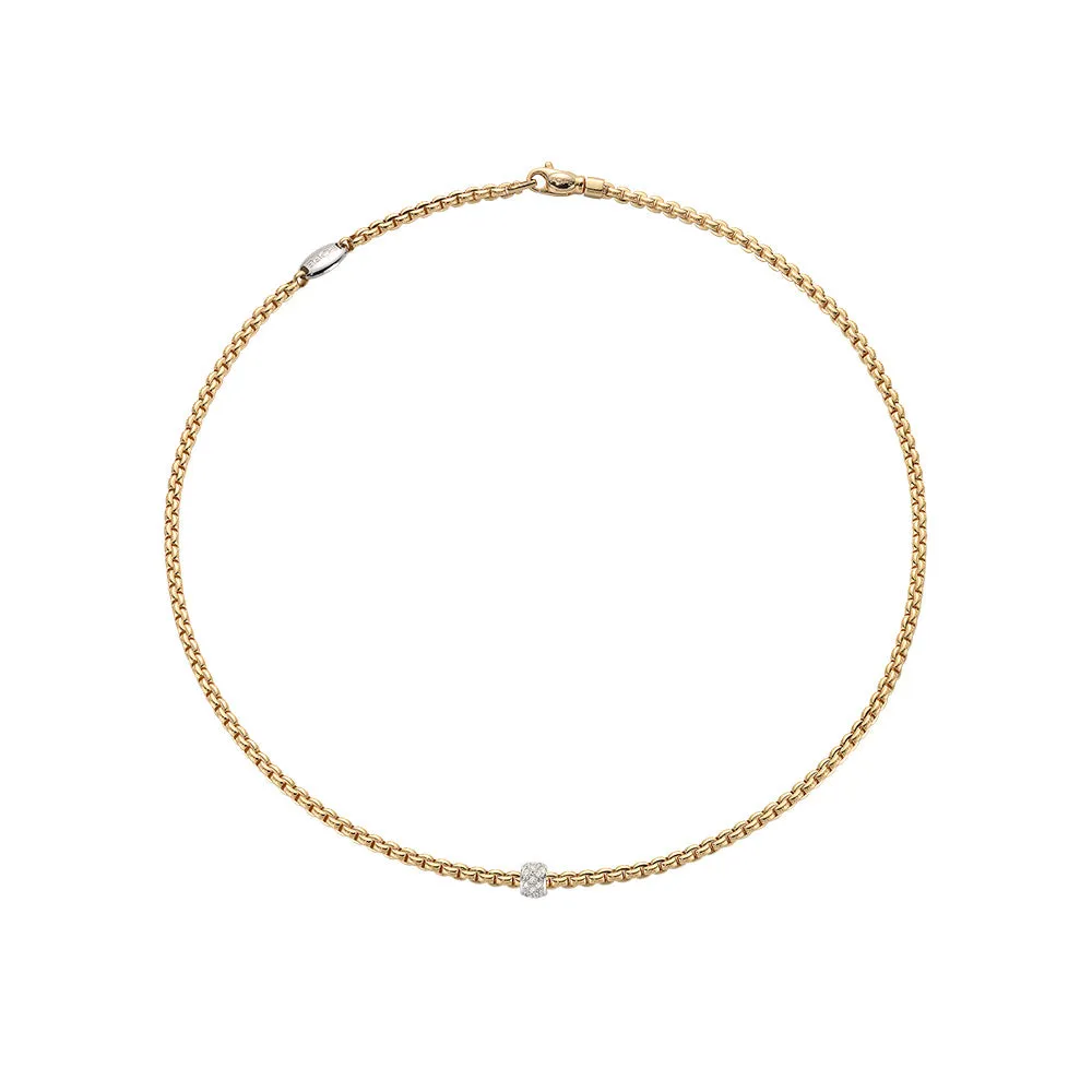 Fope Eka Diamond Station Necklace