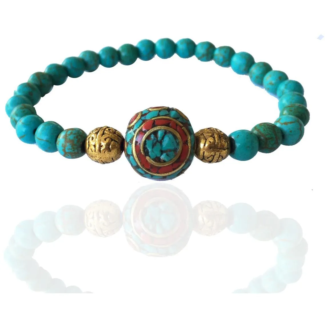 Fortune Bringing Turquoise Bracelet