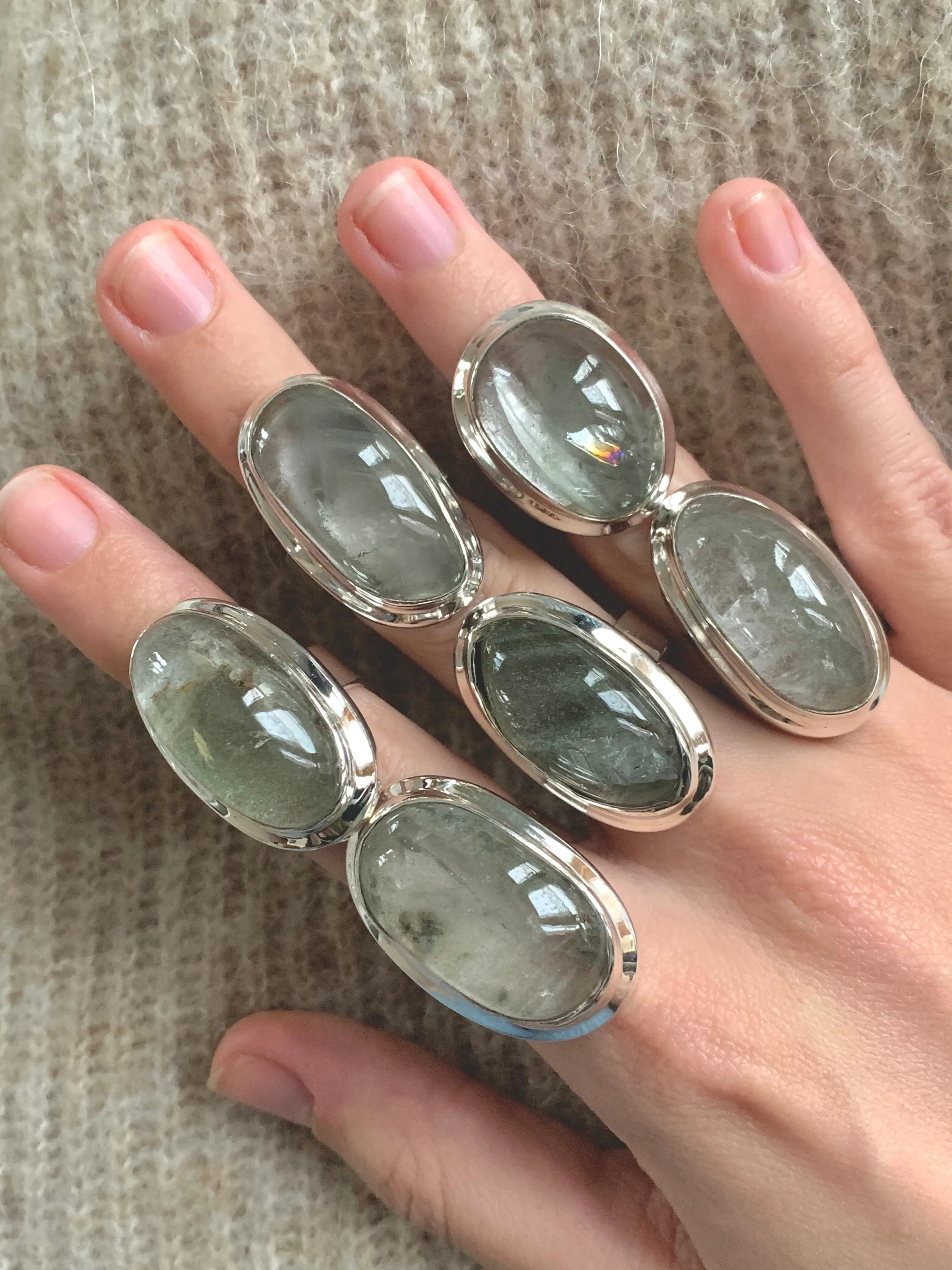 Garden Quartz Ansley Rings - Mixed Freeform