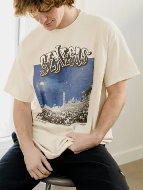 Genesis Live in Rome Off White Thrifted Distressed Tee