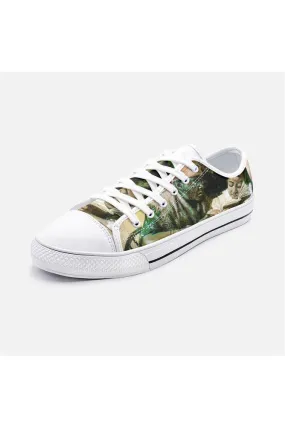 Harry Roseland's The Scholar Unisex Low Top Canvas Shoes