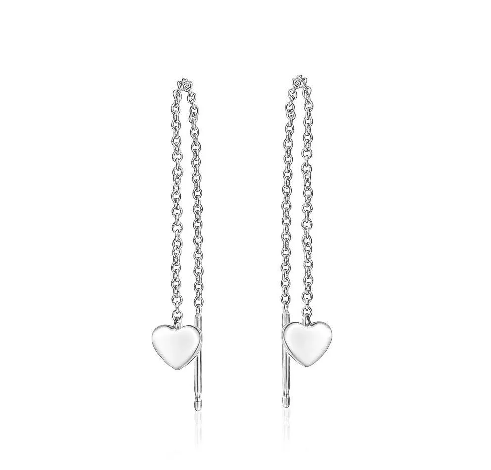 Heart Chain Earrings