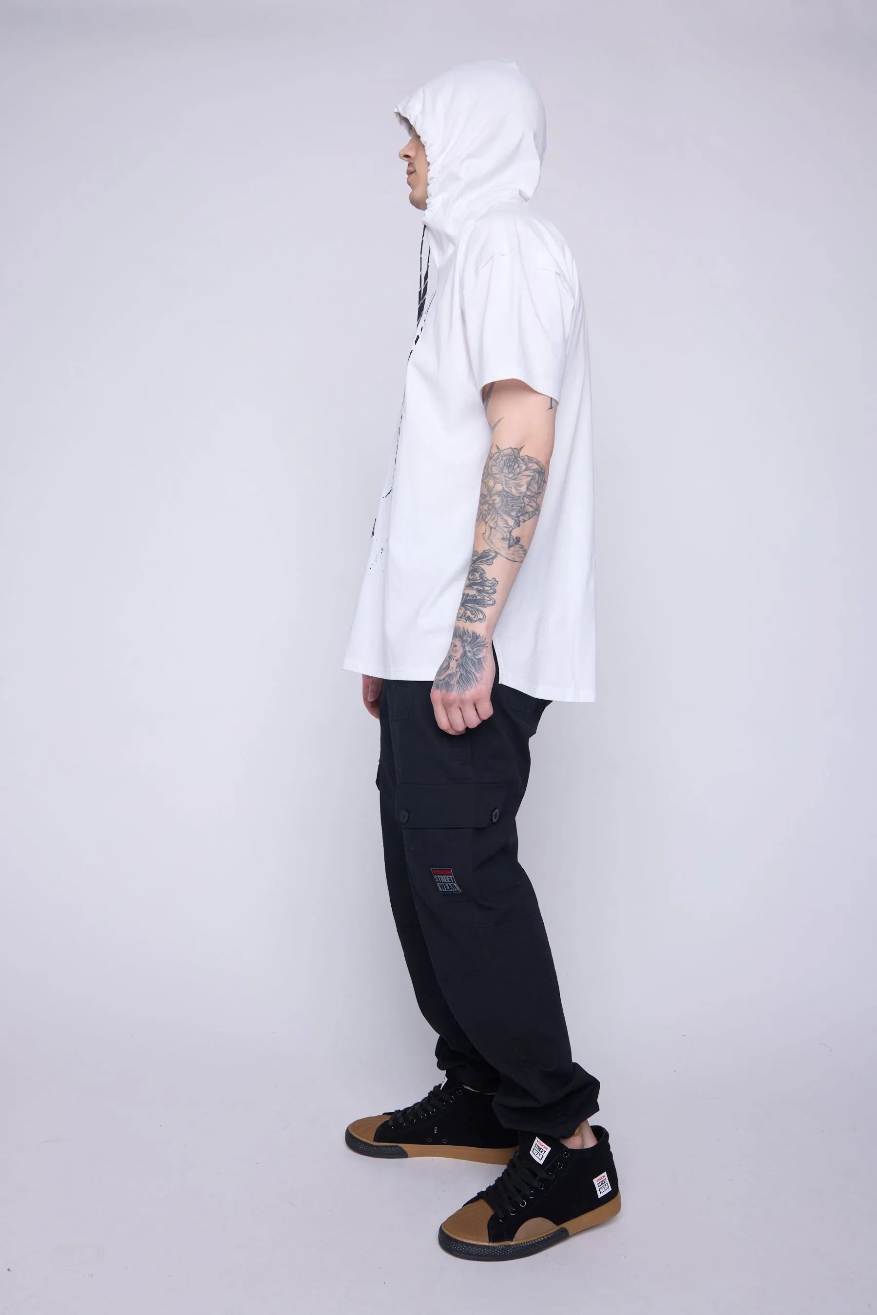 Hooded Short Sleeve Fooler - Ivory