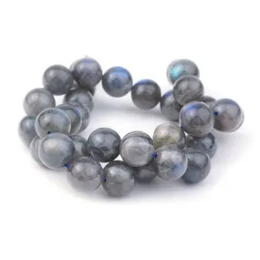 Labradorite Natural 12mm Round A Grade - 15-16 Inch