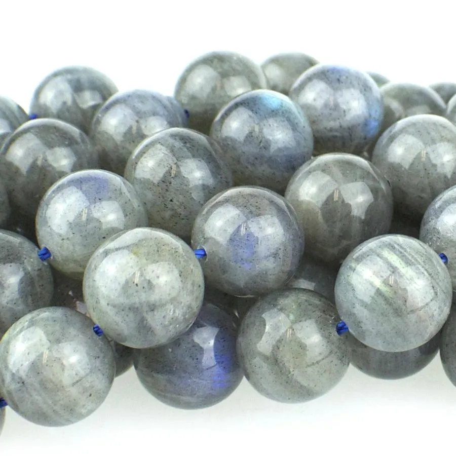 Labradorite Natural 12mm Round A Grade - 15-16 Inch