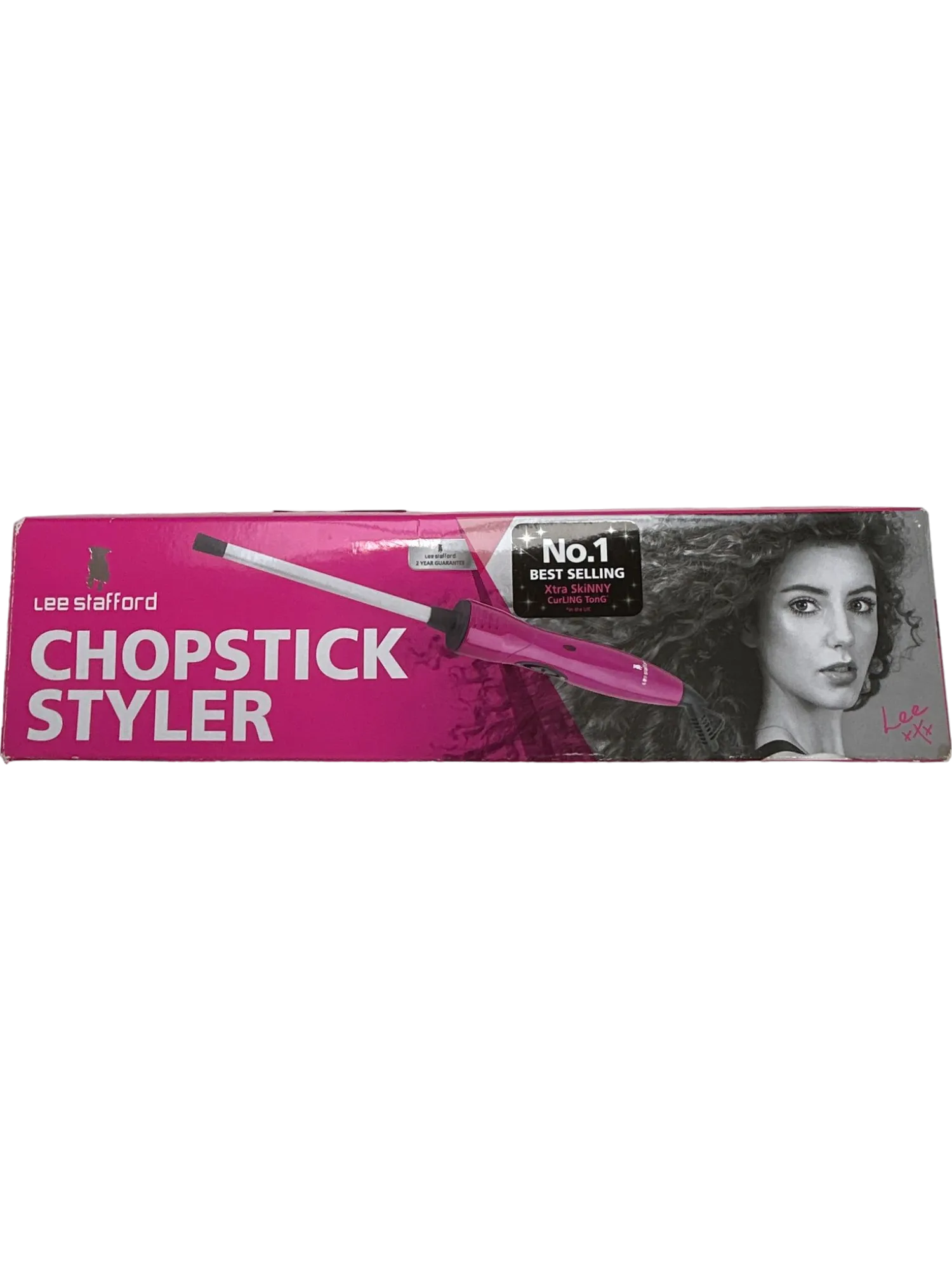 Lee Stafford Chopstick Styler Hair Tong Pink