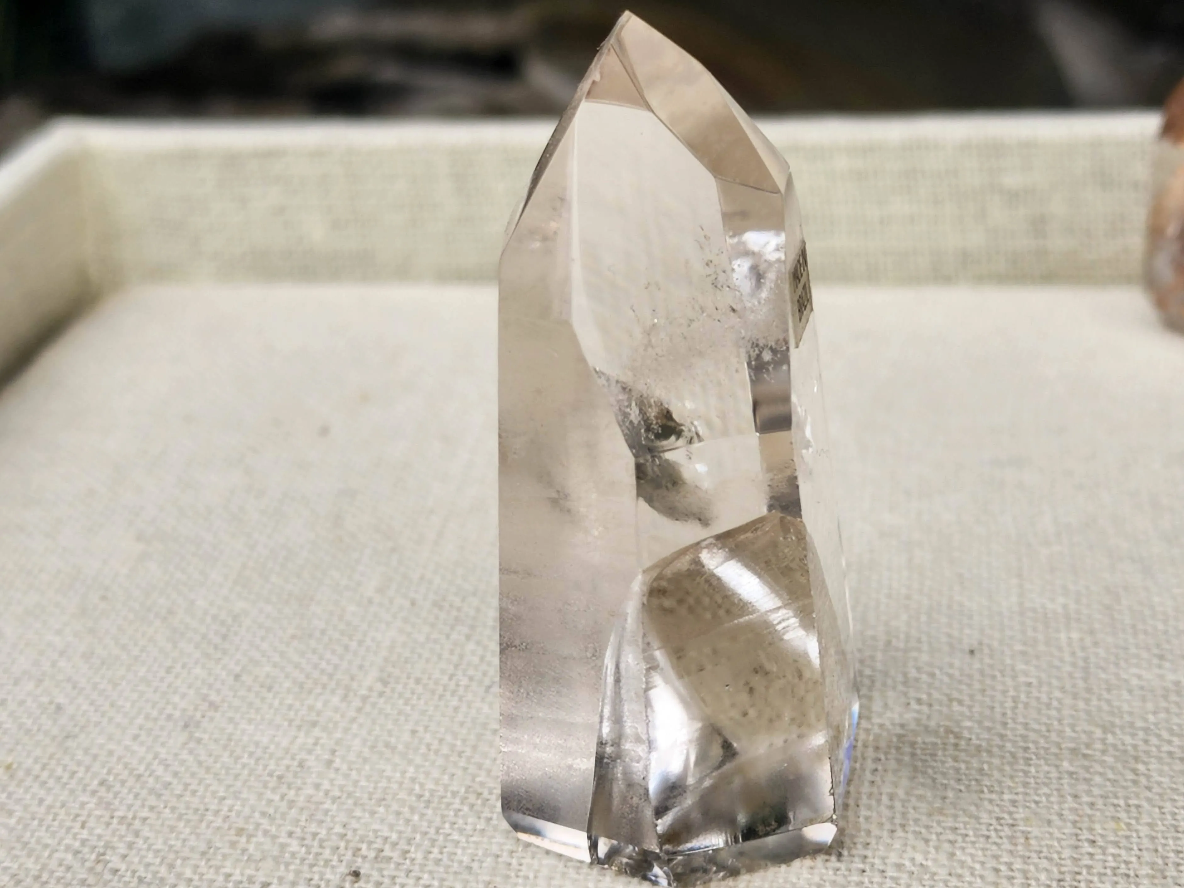 Lemurian Quartz Tower - Paritally Polished