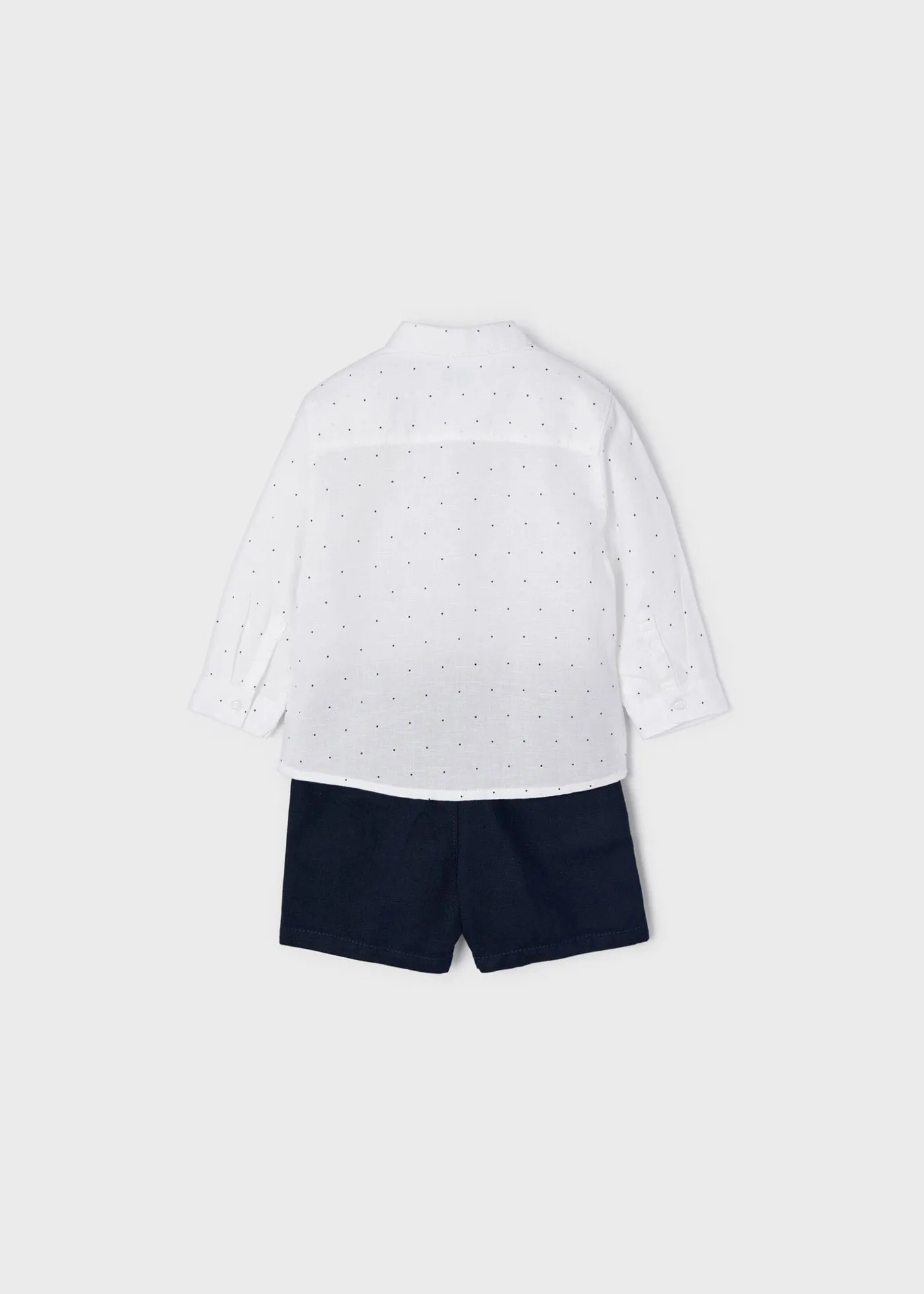 l/s short set - Navy