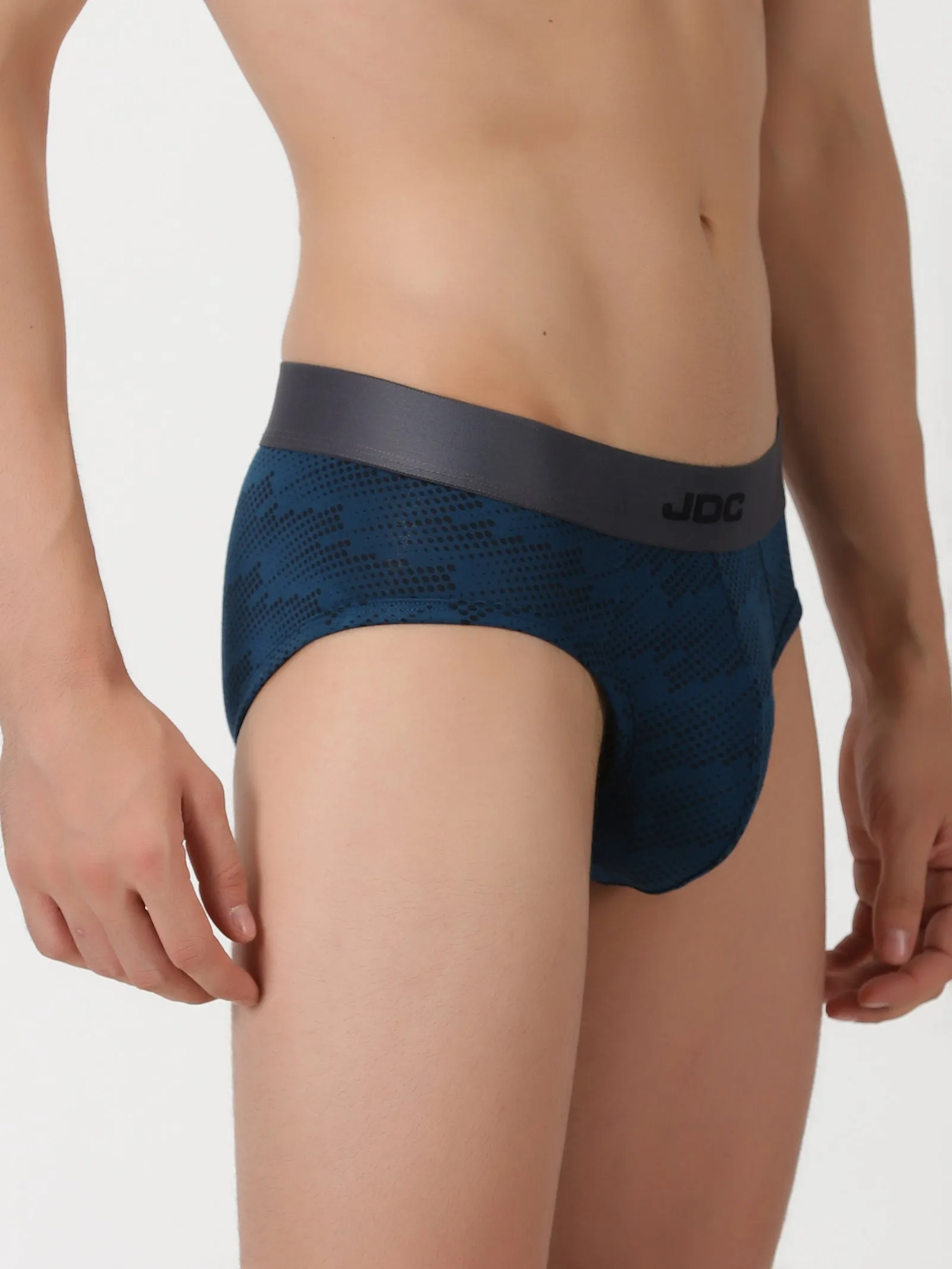 MEN'S Blue Dot Print REGULAR FIT BRIEF