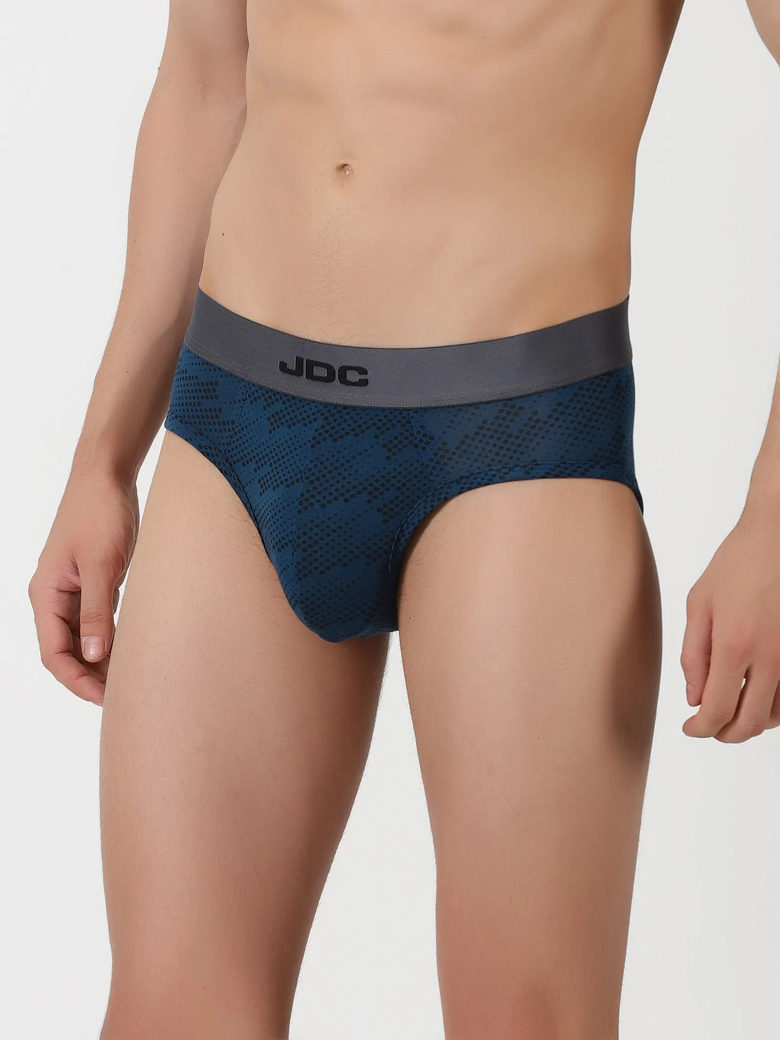 MEN'S Blue Dot Print REGULAR FIT BRIEF