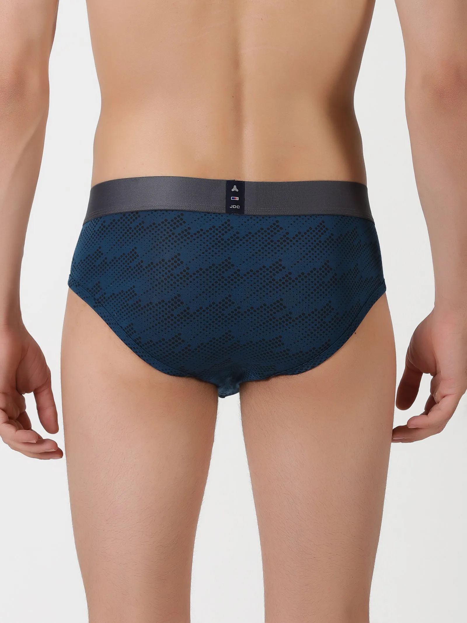 MEN'S Blue Dot Print REGULAR FIT BRIEF