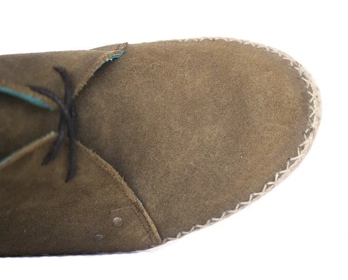 No.0025 UNDERPASS moccasin desert boot Oiled Tan Suede