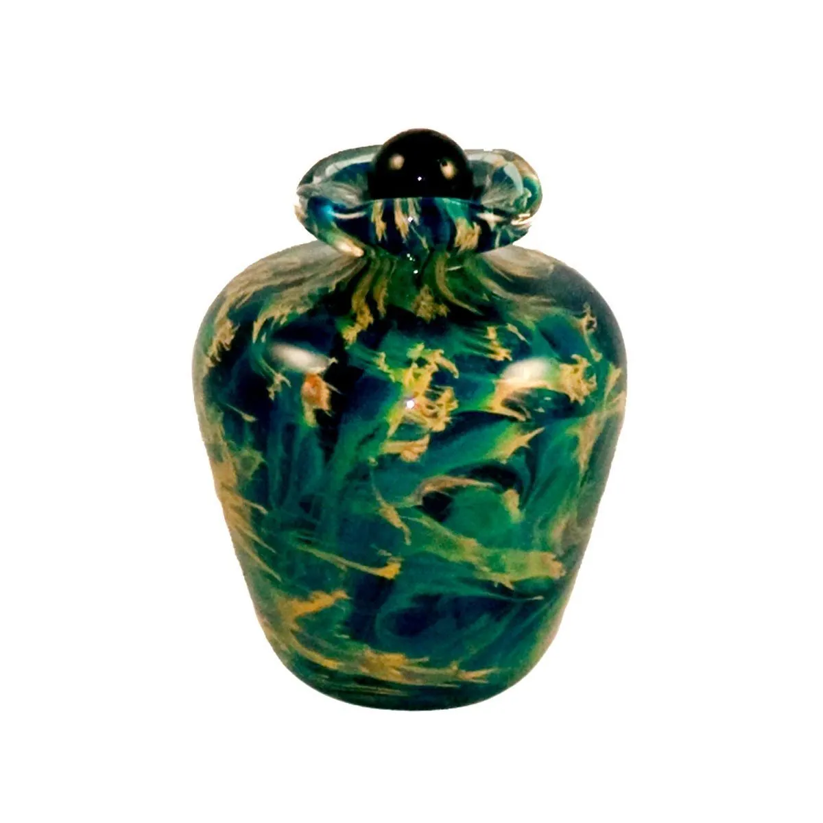 Nuvole Bella Handblown Glass Urn