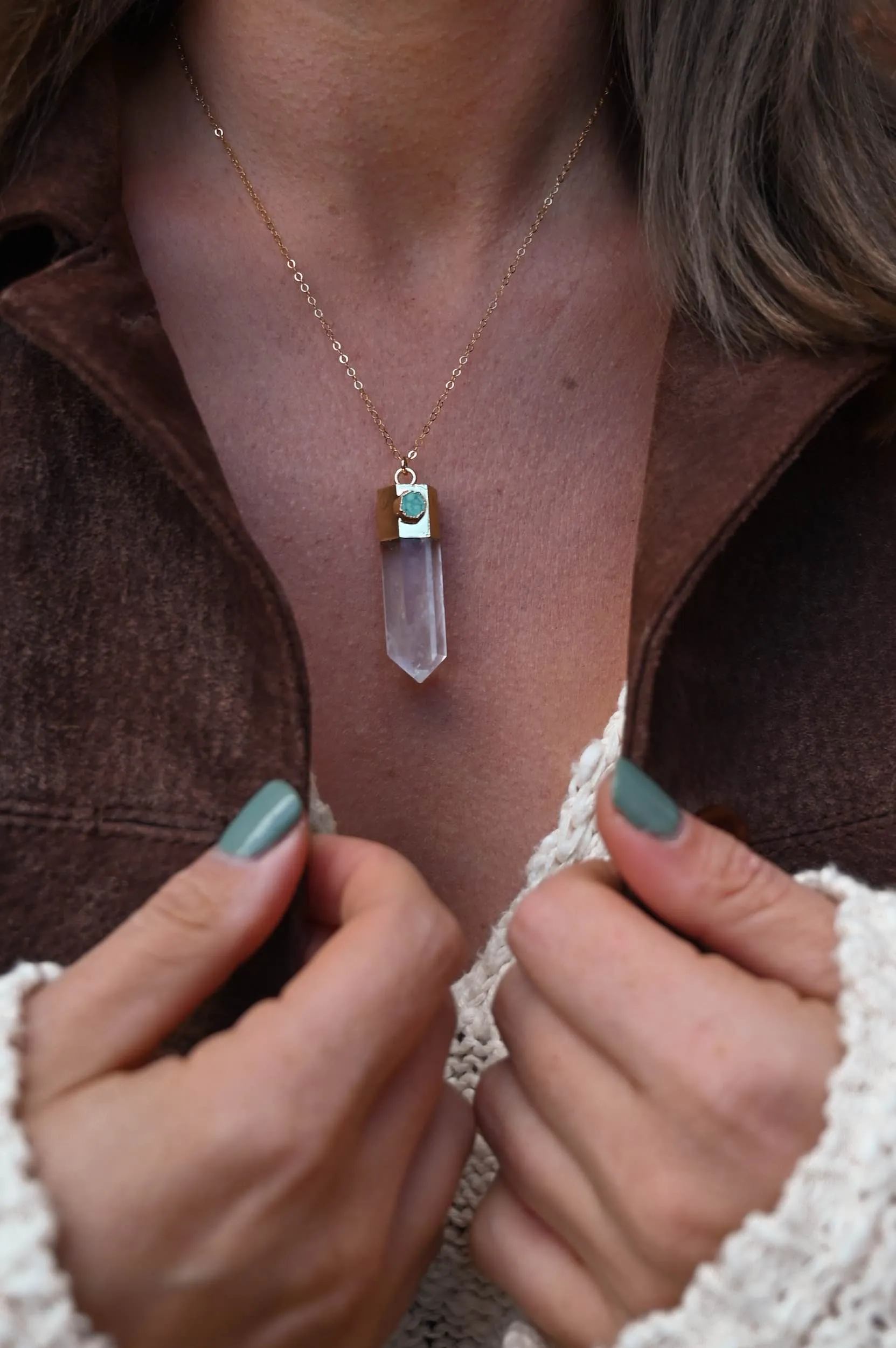 Own Your Power Quartz Necklace