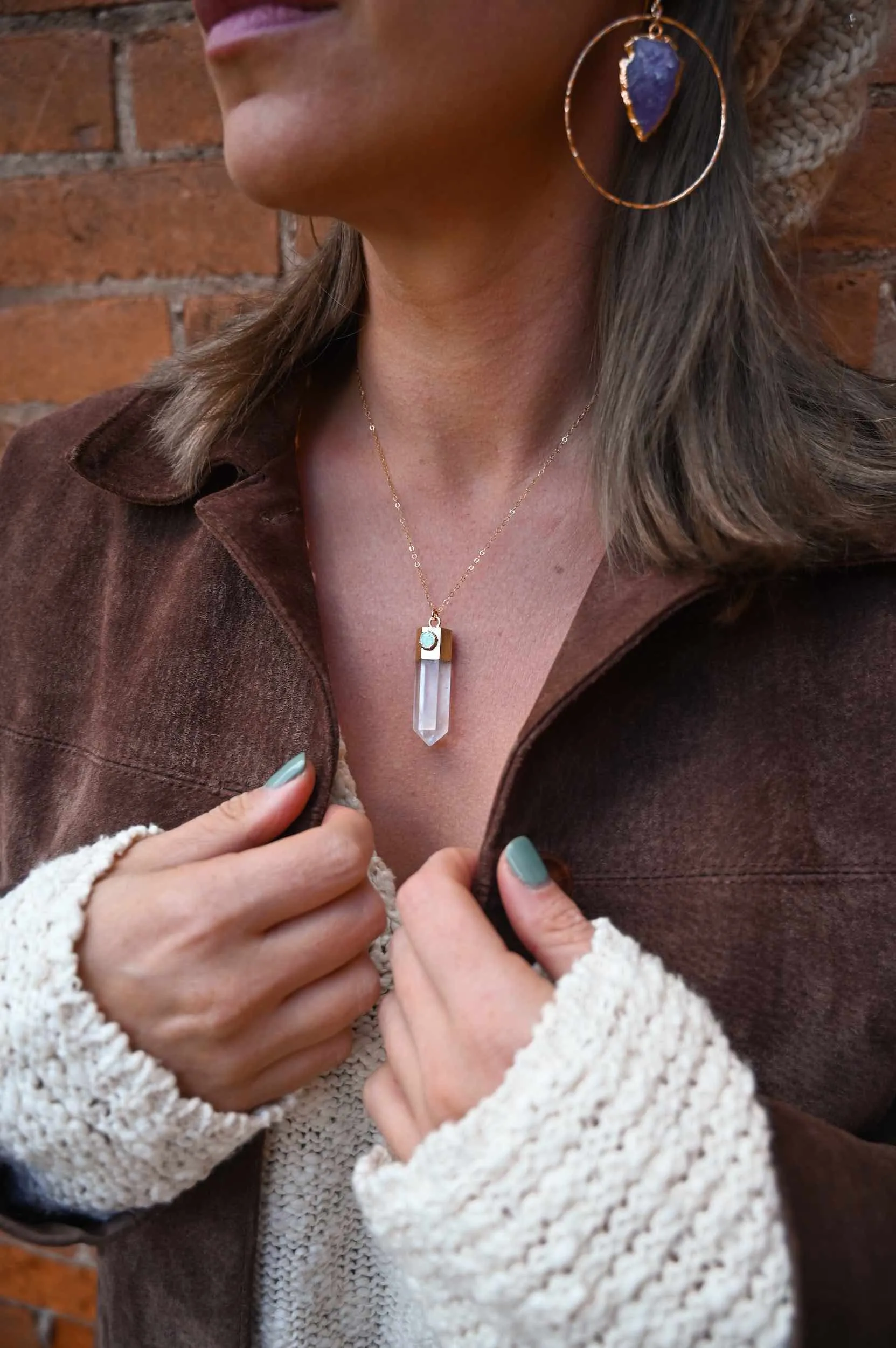 Own Your Power Quartz Necklace