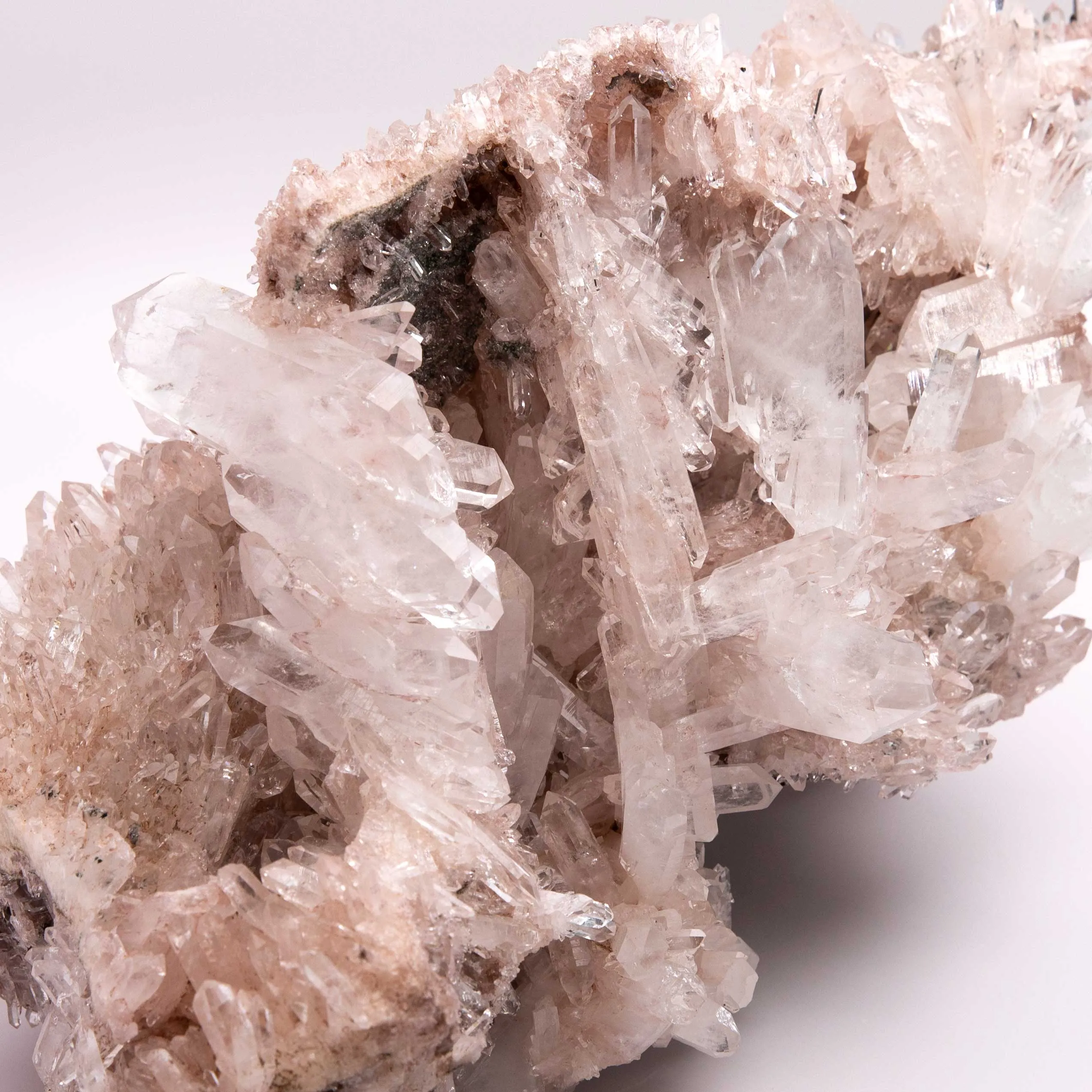 Pink Lemurian Quartz Extra Large Cluster