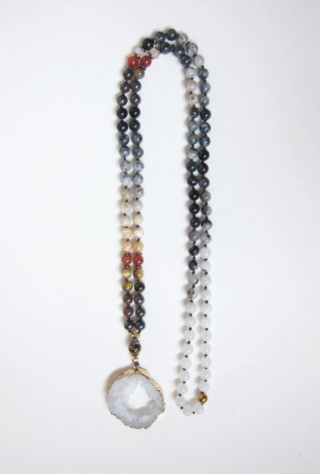 SALE - The Inner Power Beaded Mala Necklace in 108 Beads