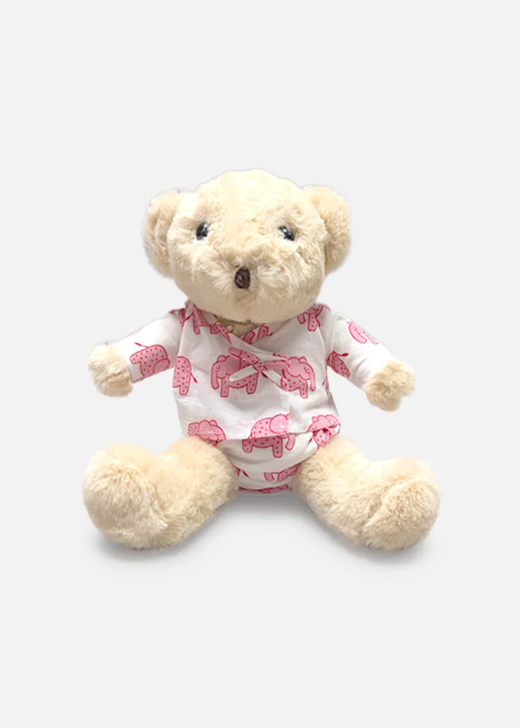 Sitting Bear Pink