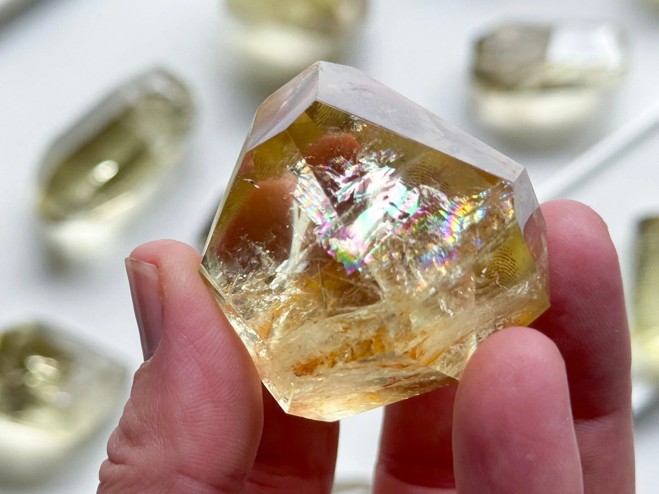 Smoky Citrine Faceted Free Form