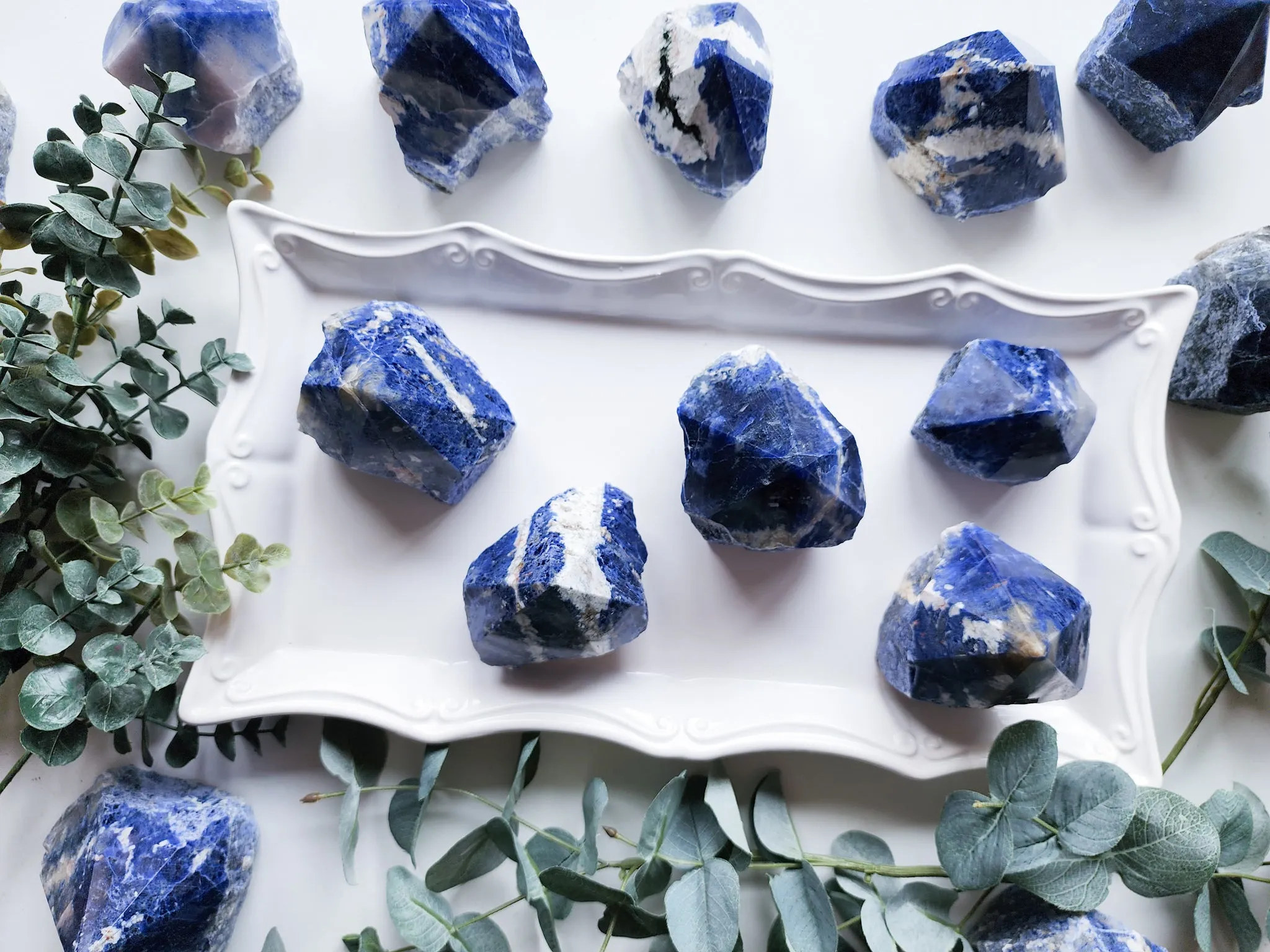 Sodalite Raw & Polished Points