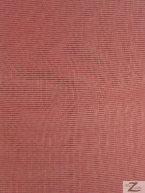 Solid Crystal Organza Fabric - 50 Yard Bolt - Burgundy