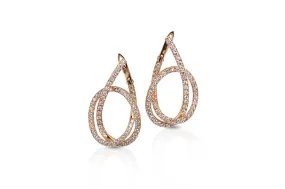 Talisman: Eternity Knot Diamond Earrings