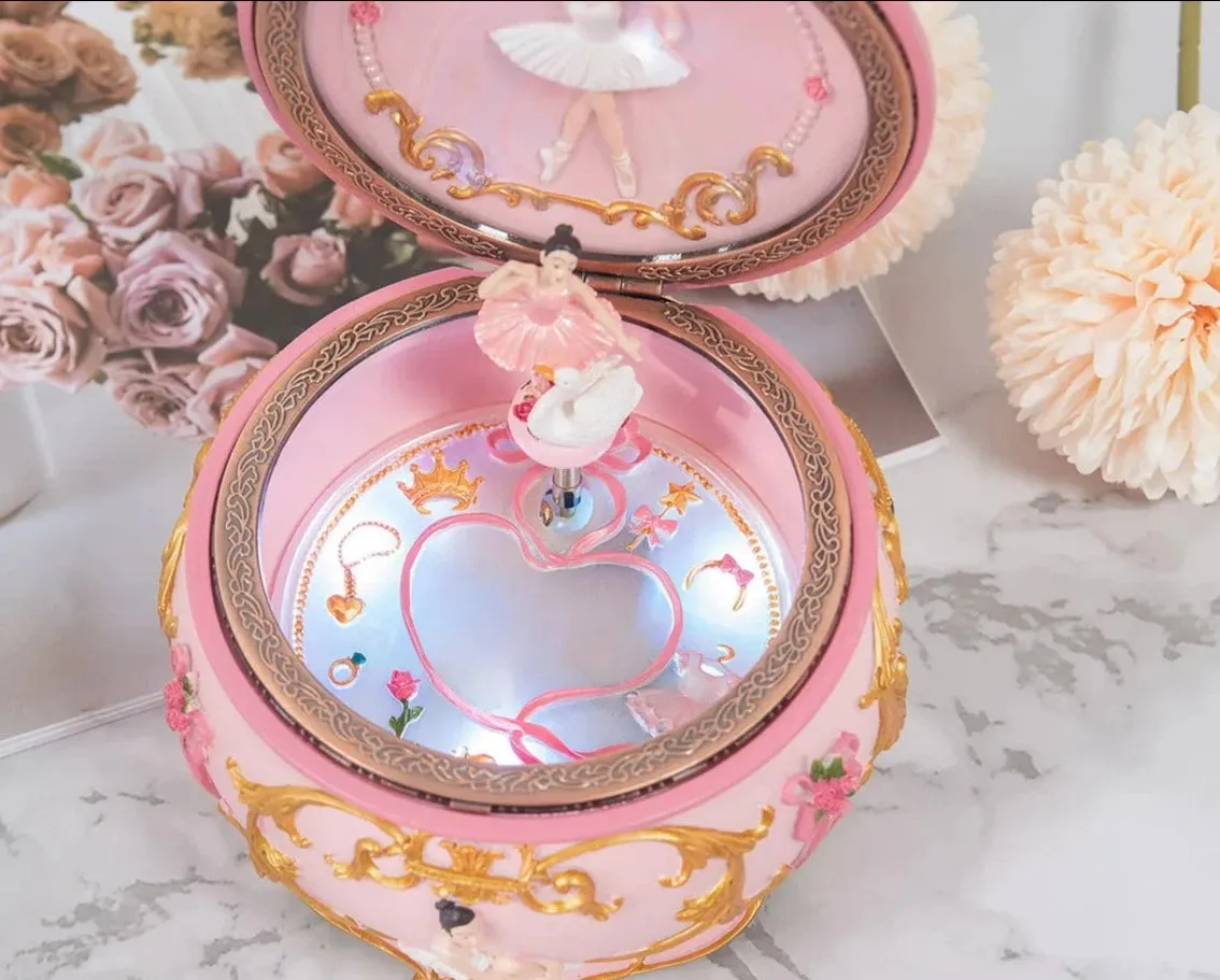 The Pink Ballerina Music Box