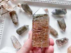 Thousand Layer Lodolite Quartz Point