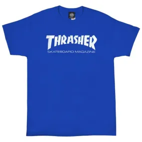 THRASHER T-SHIRT SKATE MAG ROYAL