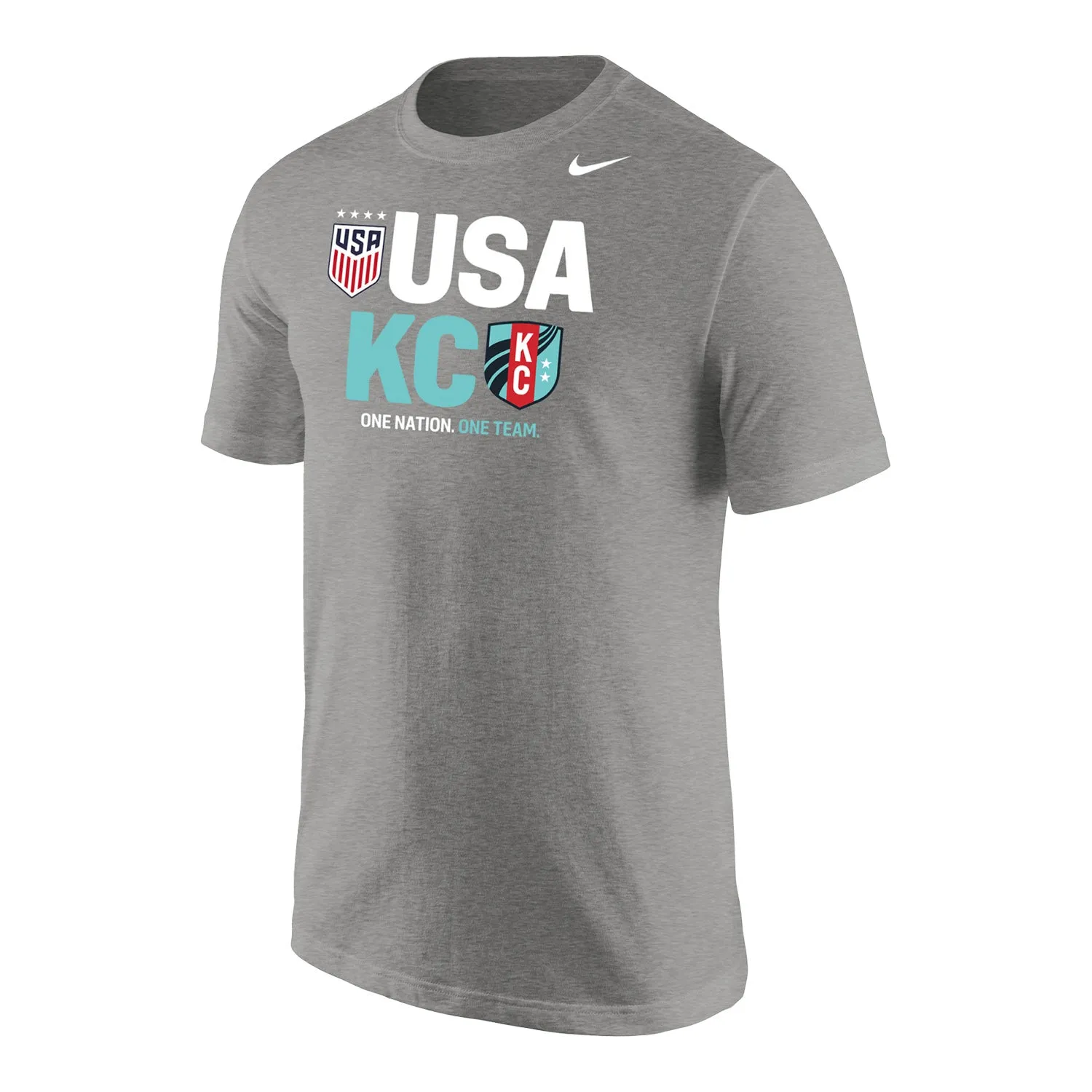 Unisex Nike KC Current x USWNT Grey Tee