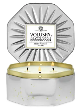 Voluspa ‘Silver Birch Octagon Tin’