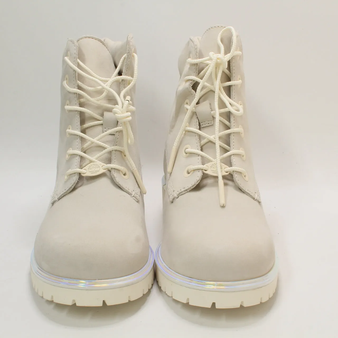 Womens Timberland Lyonsdale Boots Cream Irridescent Uk Size 6